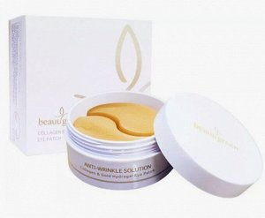 Патчи Гидрогелевые, д/глаз с коллагеном и золотом, BeauuGreen, Ю.Корея, 85 г