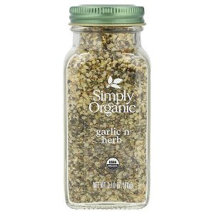 Simply Organic, Чеснок и травы 88 гр