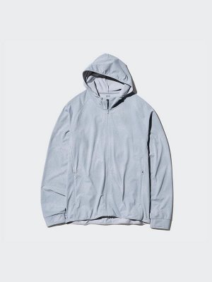 UNIQLO Толстовка с капюшоном, серый