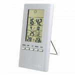 Perfeo Часы-метеостанция &quot;Meteo&quot;, белый,(PF-S3331F) время, темп., датчик ул. темп., влажность