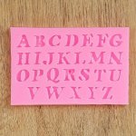 Молд для творчества Английский алфавит 9,5 х 6,5 см
