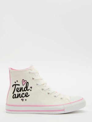 Женские высокие кеды VICTOR EMBROIDERY MID