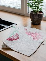 Комплект полотенец 48*60 см, 3 шт., рогожка (Сомелье)