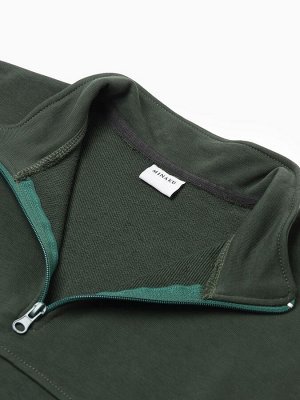 Джемпер мужской MINAKU: Casual Collection MAN цвет хаки