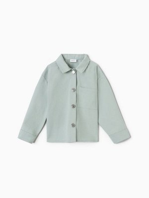 Рубашка детская MINAKU: Jeans collection, цвет мятный.