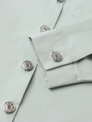 Рубашка детская MINAKU: Jeans collection, цвет мятный.