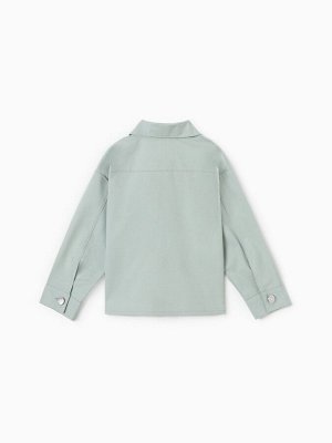 Рубашка детская MINAKU: Jeans collection, цвет мятный.