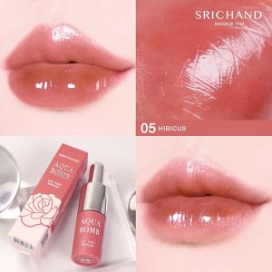 Тинт для губ с гиалуроновой кислотой SRICHAND Srichan Lip Tint Serum Aqua Bomb 10 оттенков / Aqua Bomb Lip Tint Serum (1,7 г)