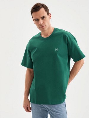 Футболка мужская MINAKU: One Most Brand, зелёная