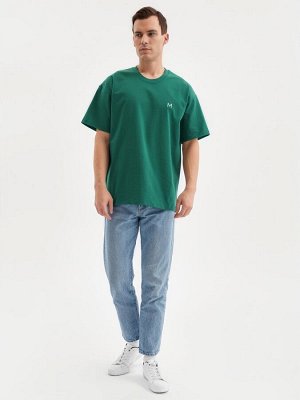 Футболка мужская MINAKU: One Most Brand, зелёная