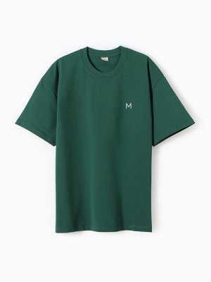 Футболка мужская MINAKU: One Most Brand, зелёная