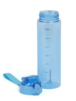 Бутылка для воды Onlytop, 700 мл, синяя