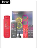 Набор корейской косметики для волос Masil  38 Hair Set Salon, 300мл+200мл+4шт(8мл)