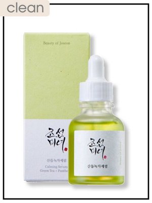 Beauty of Joseon Calming Serum: Green Tea+Panthenol Антиоксидантная успокаивающая сыворотка, 30 мл