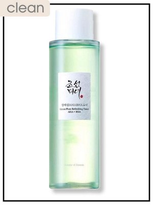Тоник для лица Освежающий с зеленой сливой, 150 мл / Beauty of Joseon Toner Green Plum Refreshing: Aha + Bha