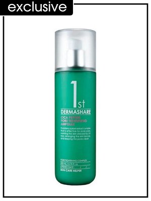 Dermashare Эссенция для сужения пор с пептидами и экстрактом центеллы Ampoule Pore Tightening First Cica Peptide, 200 мл