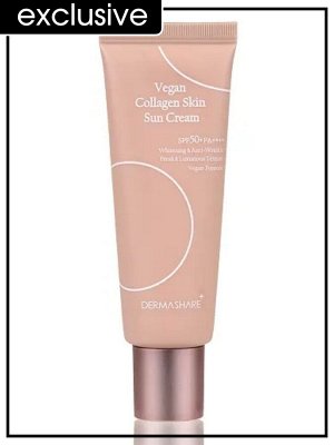 Dermashare Крем для лица солнцезащитный с коллагеном Sun Cream Vegan Collagen Skin, 50 гр