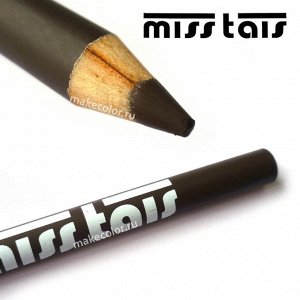 Профессиональный контурный карандаш для глаз 03 коричнево-черный brown-black Miss Tais