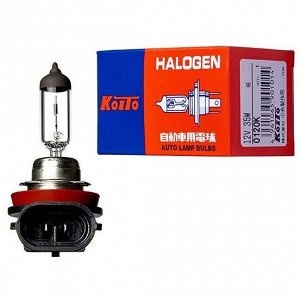 Лампа галогенная Koito H8 (PGJ19-1, T11), 12В, 35Вт, 3200К, 1 шт, арт. 0120K