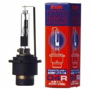 Лампа ксеноновая Koito D4R (P32d-6), 42В, 35Вт, 4100К, 1 шт, арт. 3507K