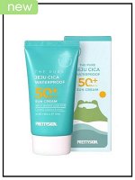 Крем солнцезащитный для лица водостойкий PrettySkin Sun Cream The Pure Jeju Cica Waterproof, 50 мл