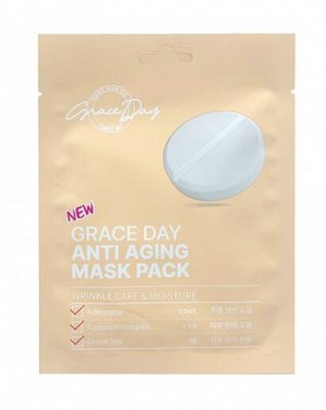 Тканевая маска,  д/лица Антивозрастная, GRACEDAY, Ю.Корея, 27 г