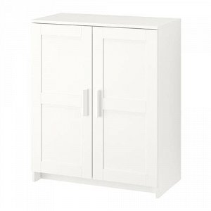 IKEA БРИМНЭС Шкаф с дверями, белый