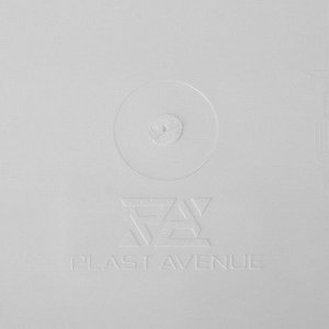 Горшок для цветов с поддоном Plast-Avenue «Лодочка», 3 л, пластиковый, белый