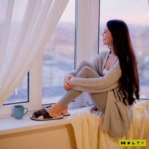 Тапочки меховые "Гармония" (лоскуток)