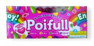 Конфеты драже Meiji Poifull ассорти ягодно-фруктовый, к/к, 53г,