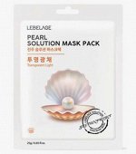 Тканевая маска с жемчугом, LEBELAGE, Ю.Корея, 25 г