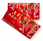 Соломка шоколадная со вкусом клубники  44шт, Morinaga, 59.4г,