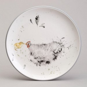 Lefard Закусочная тарелка &quot;Смешные Куры&quot; 21 см, 1 шт.