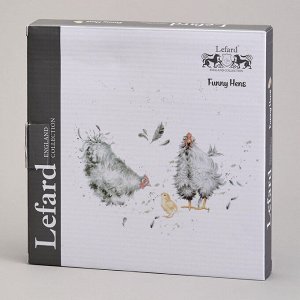 Lefard Закусочная тарелка &quot;Смешные Куры&quot; 21 см, 1 шт.