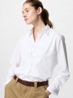 UNIQLO - хлопковая базовая рубашка