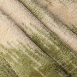 Плед евро, 200х220 см, 60% хлопок, 40% акрил, Karteks, Soft Komfort PS1680D, хаки