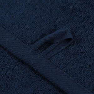 Полотенце банное 50х90 см, 100% хлопок, 600 г/м2, Пабло, Silvano, темно-лазурное, Узбекистан