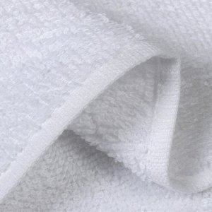 Полотенце банное 70х140 см, 100% хлопок, 350 г/м2, белое, Узбекистан