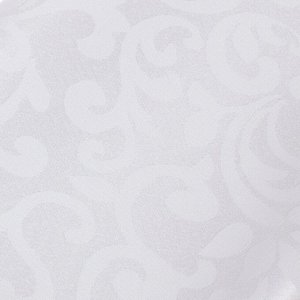 Скатерть 137х183 см, 100%пэ, Люкс Цветок, бел, Y8-2731