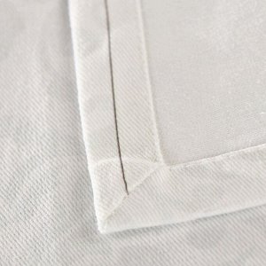 Скатерть 145х180 см, 100% хлопок, Лёгкость хлопка Кружева, белая, AI-1504036