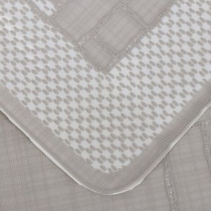 Скатерть 137х183 см, ПВХ, Linen, серая, ST-1116G