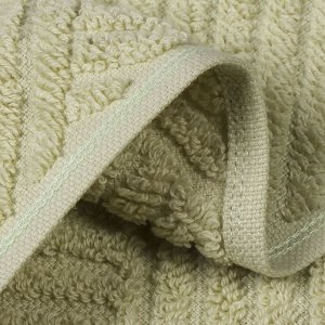 Полотенце банное 50х90 см, 100% хлопок, 500 г/м2, Аура, фисташковое, Узбекистан