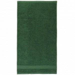 Полотенце банное 50х90 см, 100% хлопок, 380 г/м2, Грация, Barkas, зеленое, Узбекистан