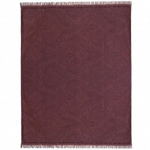 Плед евро, 200х220 см, 100% хлопок, Barkas, Green Days, коричневый