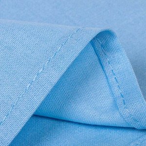 Пододеяльник 2-спальный, 175х215 см, 100% хлопок, поплин, голубой, Silvano, Марципан