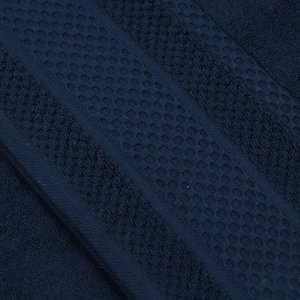 Полотенце банное 70х140 см, 100% хлопок, 600 г/м2, Пабло, Silvano, темно-лазурное, Узбекистан