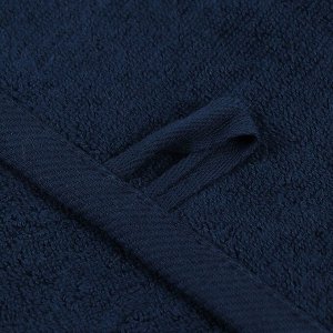 Полотенце банное 70х140 см, 100% хлопок, 600 г/м2, Пабло, Silvano, темно-лазурное, Узбекистан