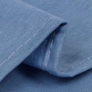 Простыня 2-спальная, 180 х 215 см, 100% хлопок, поплин, голубая, Silvano