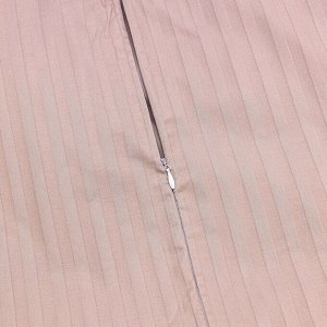 Пододеяльник 1.5-спальный, 145 х 220 см, 100% хлопок, страйп-сатин, бежевый, Monocolor, рис.4423