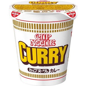 Nissin Cup Noodle Curry - лапша-рамен с богатым вкусом карри, свинины и картофеля